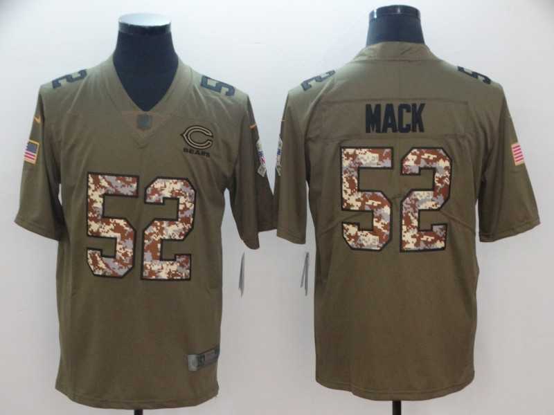 Nike Bears 52 Khalil Mack Olive Camo Salute To Service Limited Jersey,We sell and wholesale Nike Bears 52 Khalil Mack Olive Camo Salute To Service Limited Jersey on line form chian!